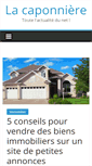Mobile Screenshot of la-caponniere.fr