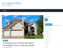Tablet Screenshot of la-caponniere.fr